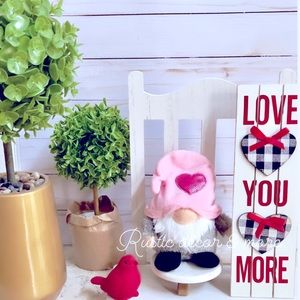 💕Valentine's Day Love You More Sign Set